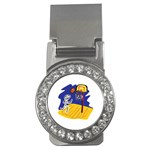 Basketball Stick Figure Money Clip (CZ)