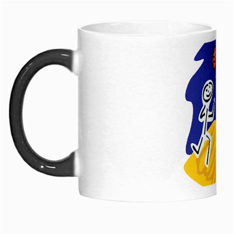 Basketball Stick Figure Morph Mug from ArtsNow.com Left