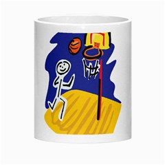 Basketball Stick Figure Morph Mug from ArtsNow.com Center