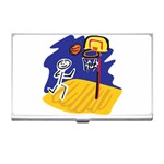 Stick Figure Basketball Player Business Card Holder