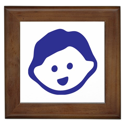 Little Boy Blue Framed Tile from ArtsNow.com Front