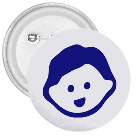 Little Boy Blue 3  Button from ArtsNow.com Front