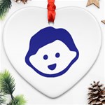 Little Boy Blue Ornament (Heart)