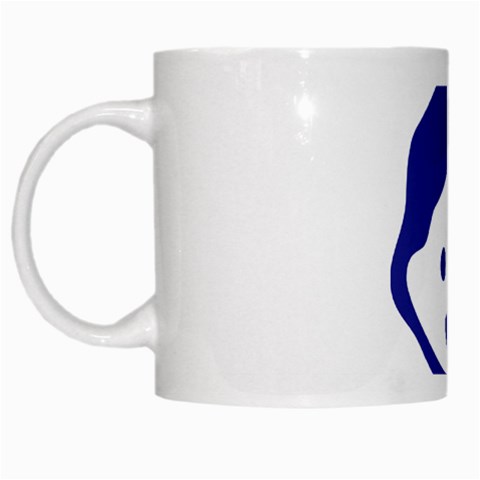 Little Boy Blue White Mug from ArtsNow.com Left