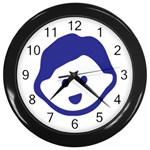 Little Boy Blue Wall Clock (Black)