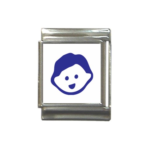 Little Boy Blue Italian Charm (13mm) from ArtsNow.com Front