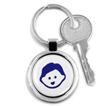 Little Boy Blue Key Chain (Round)