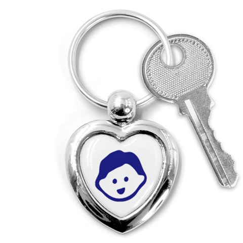 Little Boy Blue Key Chain (Heart) from ArtsNow.com Front