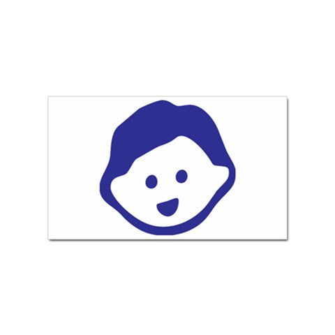 Little Boy Blue Sticker (Rectangular) from ArtsNow.com Front