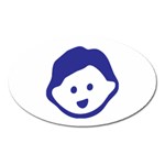 Little Boy Blue Magnet (Oval)