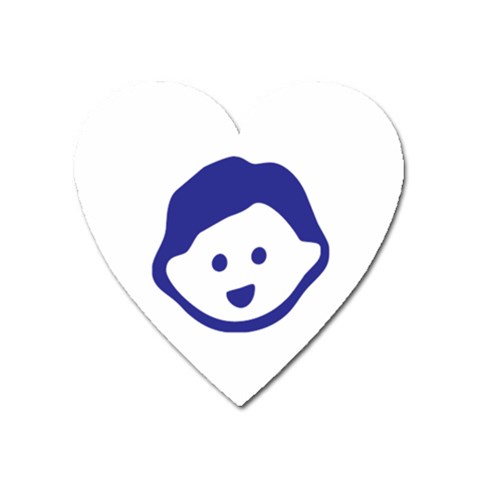 Little Boy Blue Magnet (Heart) from ArtsNow.com Front