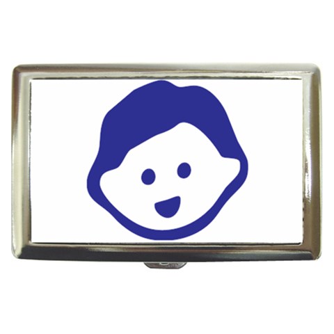 Little Boy Blue Cigarette Money Case from ArtsNow.com Front