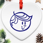 Little Boy Blue Ornament (Heart)