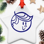 Little Boy Blue Ornament (Star)