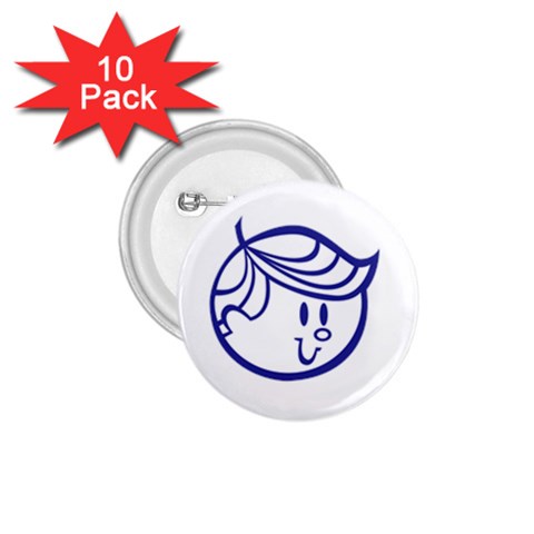 Little Boy Blue 1.75  Button (10 pack)  from ArtsNow.com Front