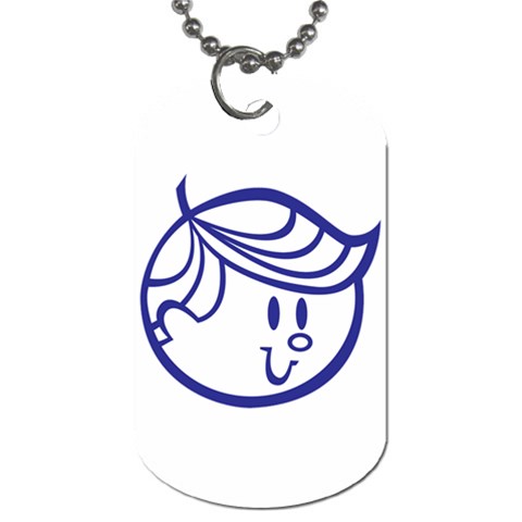 Little Boy Blue Dog Tag (One Side) from ArtsNow.com Front