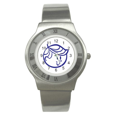 Little Boy Blue Stainless Steel Watch from ArtsNow.com Front