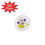 Happy Cheerleader 1  Mini Button (100 pack) 