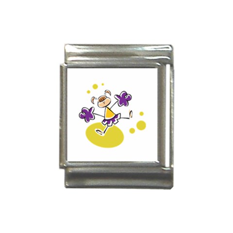 Happy Cheerleader Italian Charm (13mm) from ArtsNow.com Front