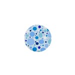 Bubbly Blues 1  Mini Button