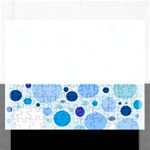 Bubbly Blues Jigsaw Puzzle (Rectangle)