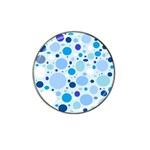 Bubbly Blues Golf Ball Marker (for Hat Clip)