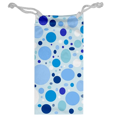 Bubbly Blues Jewelry Bag from ArtsNow.com Back