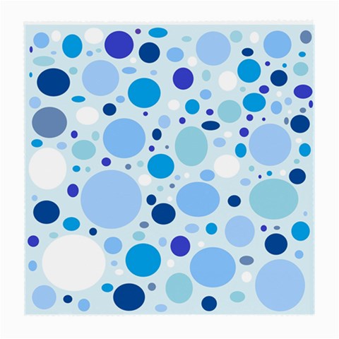 Bubbly Blues Glasses Cloth (Medium) from ArtsNow.com Front