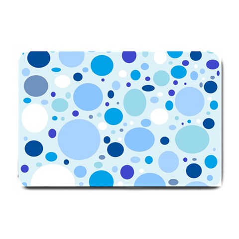 Bubbly Blues Small Door Mat from ArtsNow.com 24 x16  Door Mat