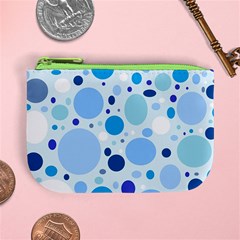 Bubbly Blues Coin Change Purse from ArtsNow.com Front