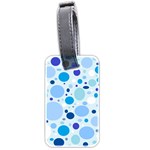 Bubbly Blues Luggage Tag (Two Sides)