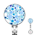 Bubbly Blues Stainless Steel Nurses Watch