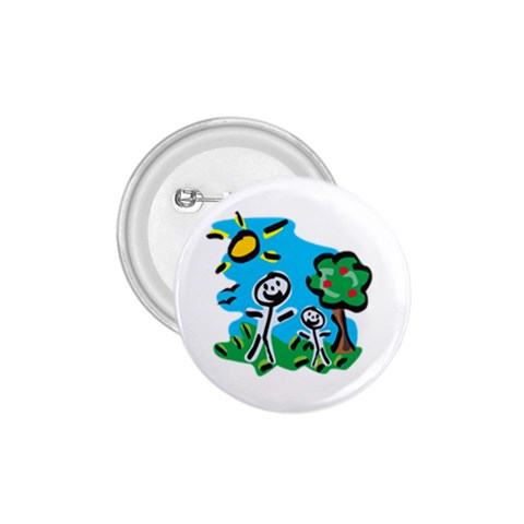 Happy Children 1.75  Button from ArtsNow.com Front