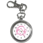 Cute Little Pink Girl Key Chain Watch