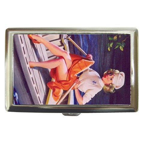 SailorGirlPinup Cigarette Money Case from ArtsNow.com Front