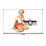 radio-overdrive-red-pinup Business Card Holder