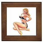 popular pinup Framed Tile