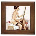 pinupW Framed Tile