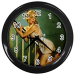 pinup Wall Clock (Black)