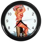 pinup Wall Clock (Black)