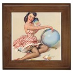 pinup_25 Framed Tile