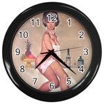 pinup Wall Clock (Black)