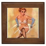 pinup_19 Framed Tile