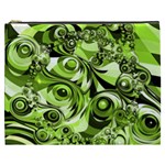 Retro Green Abstract Cosmetic Bag (XXXL)