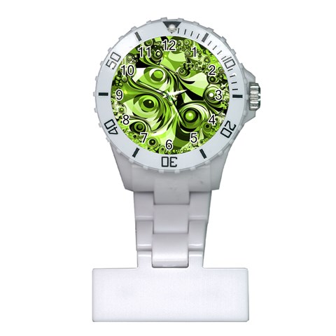 Retro Green Abstract Nurses Watch from ArtsNow.com Front