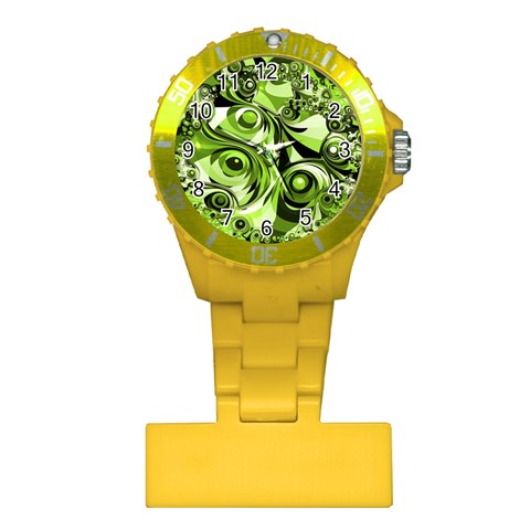 Retro Green Abstract Nurses Watch from ArtsNow.com Front