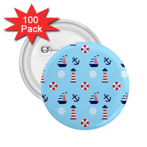 Sailing The Bay 2.25  Button (100 pack) from ArtsNow.com Front