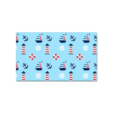 Sailing The Bay Sticker 10 Pack (Rectangle) from ArtsNow.com Front