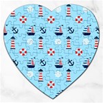 Sailing The Bay Jigsaw Puzzle (Heart)