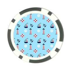 Sailing The Bay Poker Chip from ArtsNow.com Front